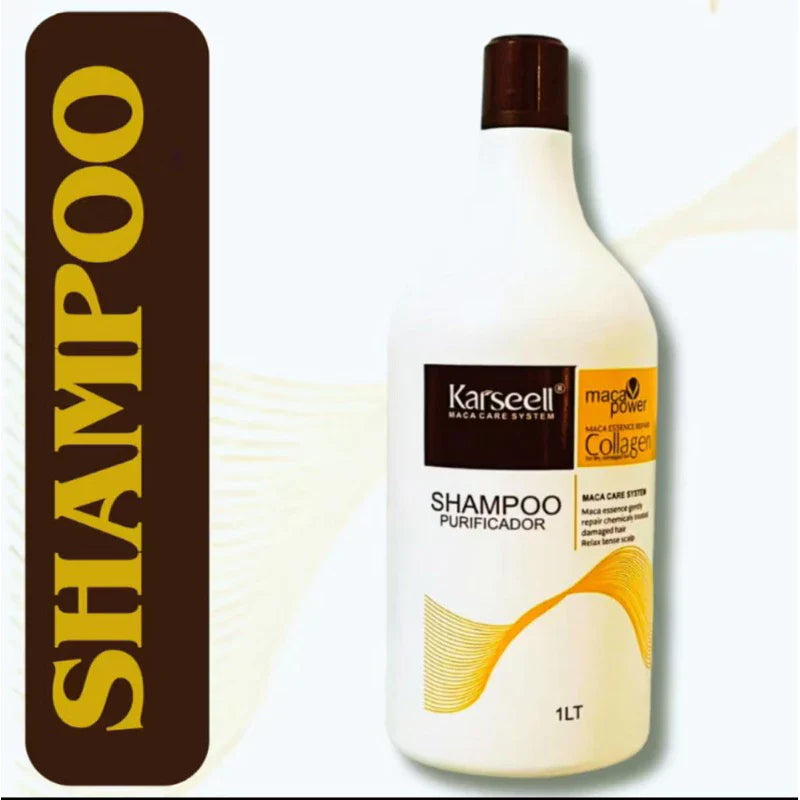 Kit Máscara Karseell 500g + 1 Shampoo 1l + 1 Condicionador Karseell 1l + Òleo Karseell 50ml