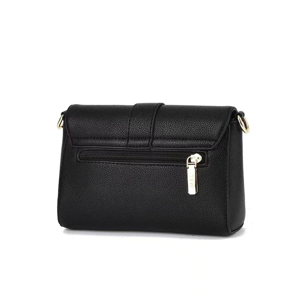 Marissa Bolsa Feminina de couro sintético - Bolsa Quadrada Transversal com Fivela