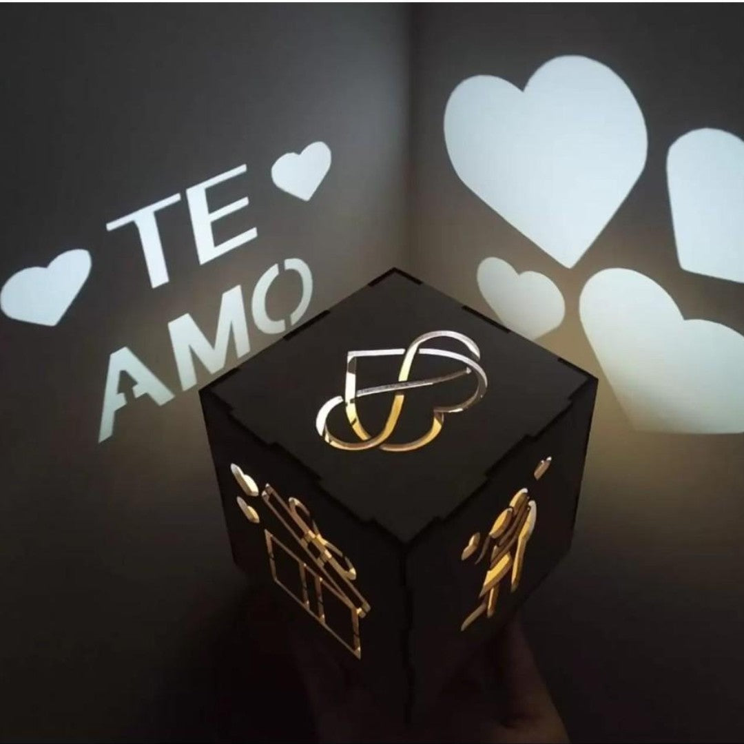 Luminária LED "Te Amo" Amor Infinito - Presente Criativo [25% OFF]