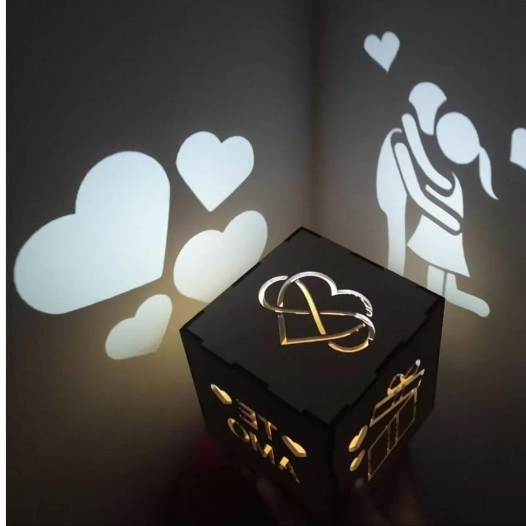 Luminária LED "Te Amo" Amor Infinito - Presente Criativo [25% OFF]