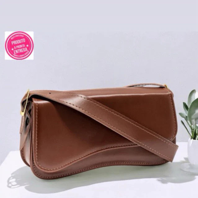 Bolsa Baguete de Ombro Feminina Lançamento Zara